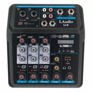 U4 Микшерный пульт, 4 канала, LAudio