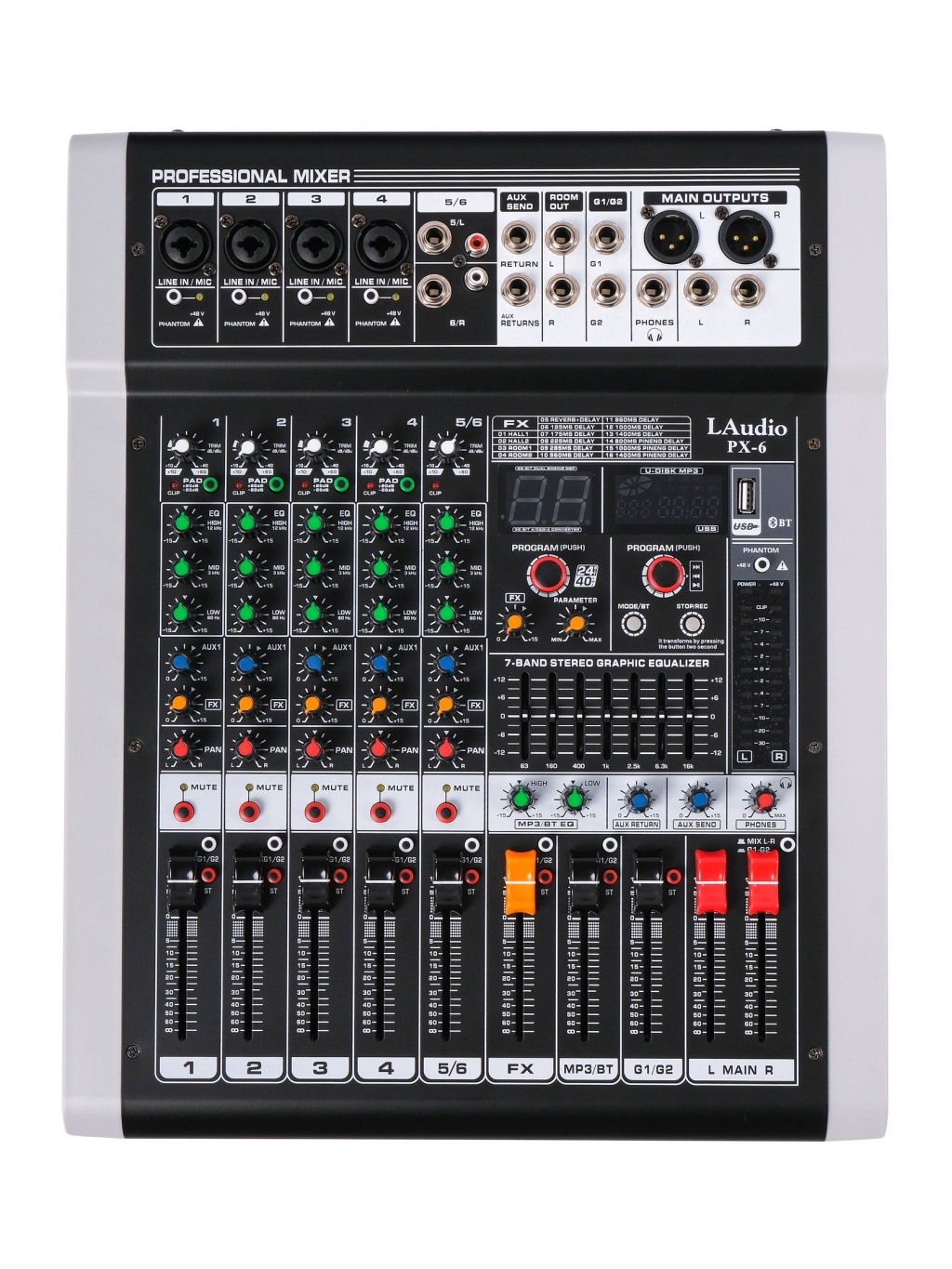 Микшерный пульт LAudio PX‑6
